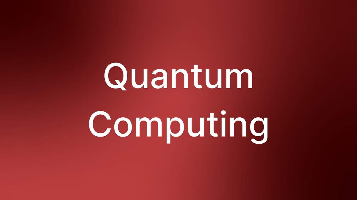 Quantum Computing