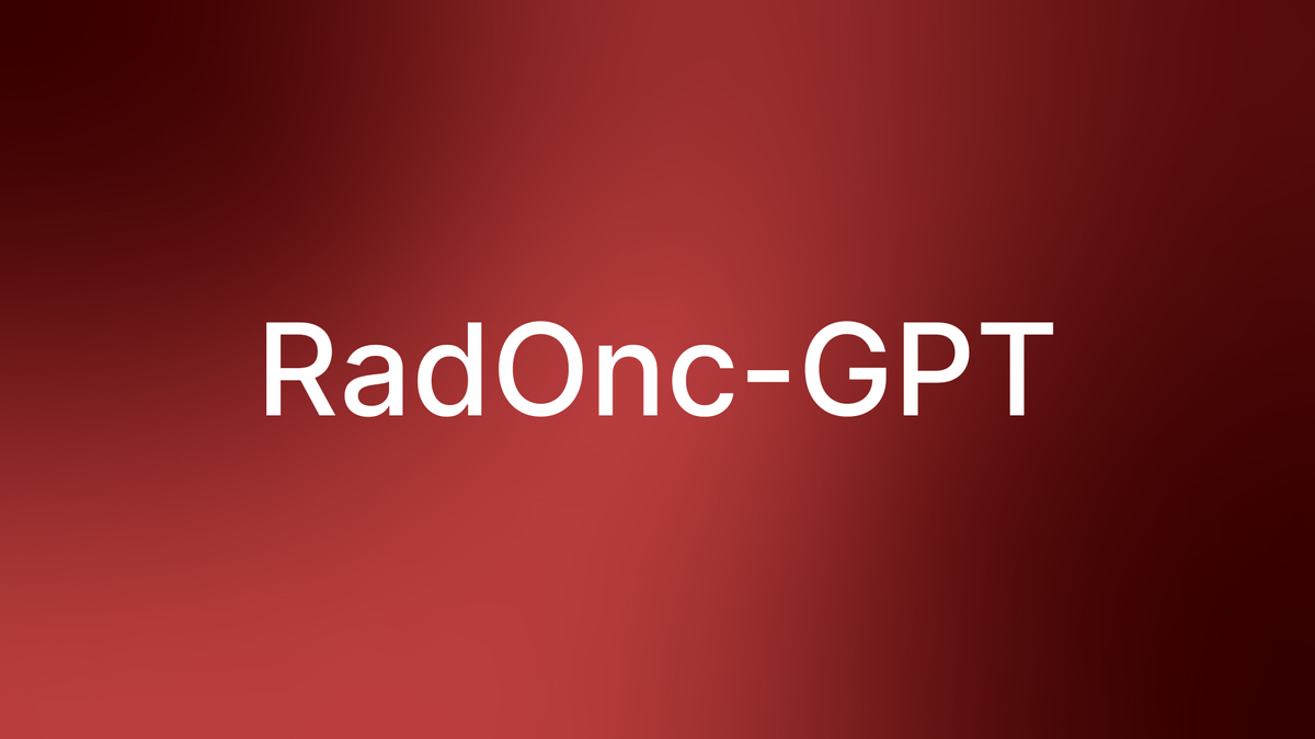 RadOnc-GPT