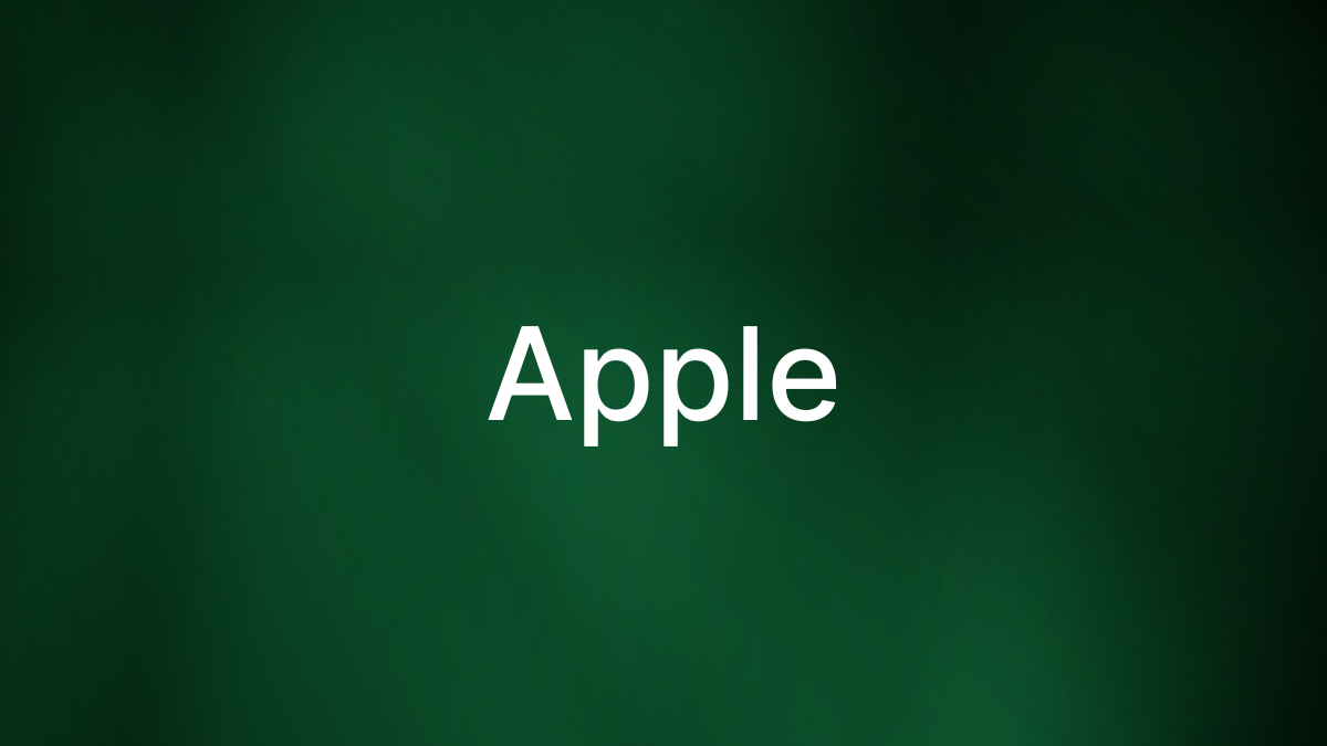 Apple