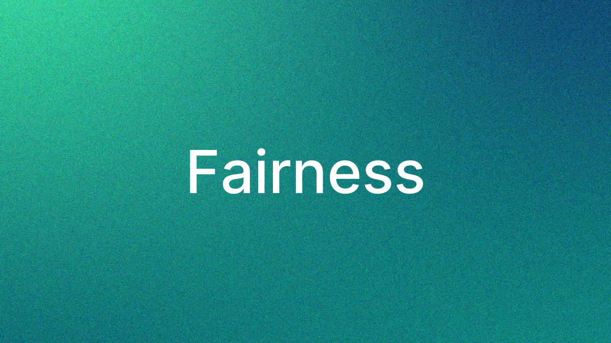 Fairness