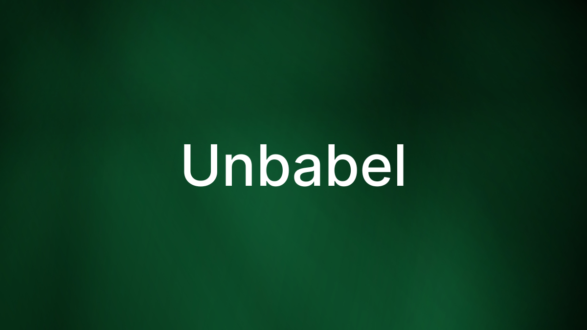 Unbabel